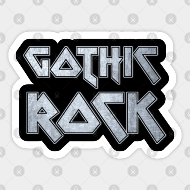 Gothic Rock Sticker by KubikoBakhar